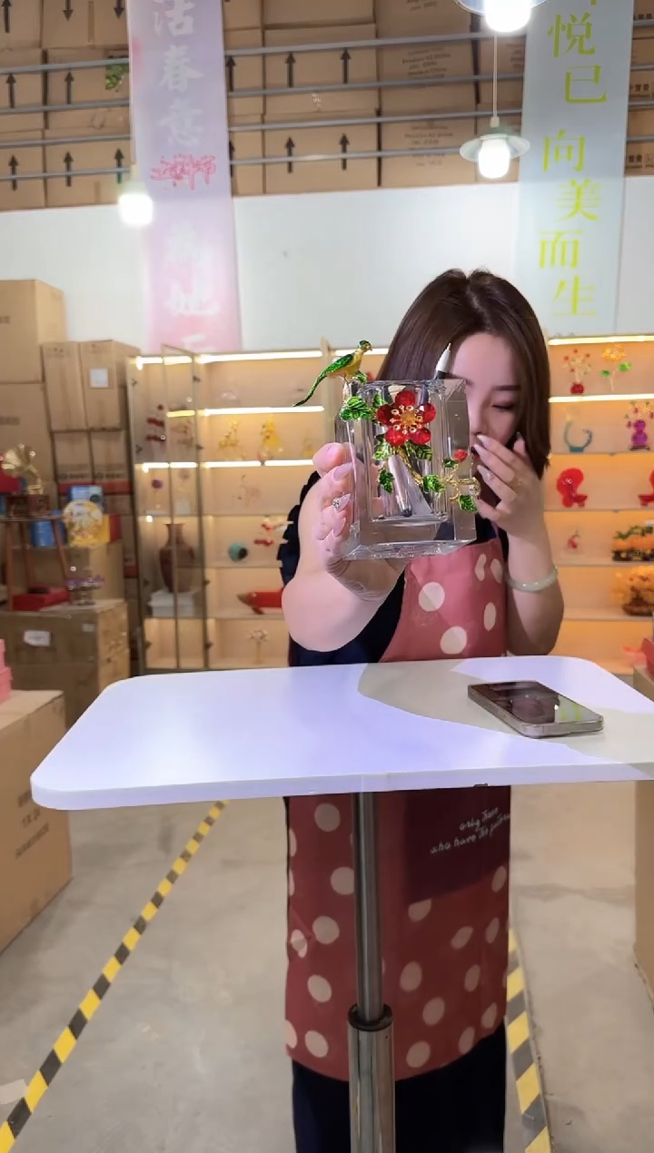 于清花瓶花器V-早35