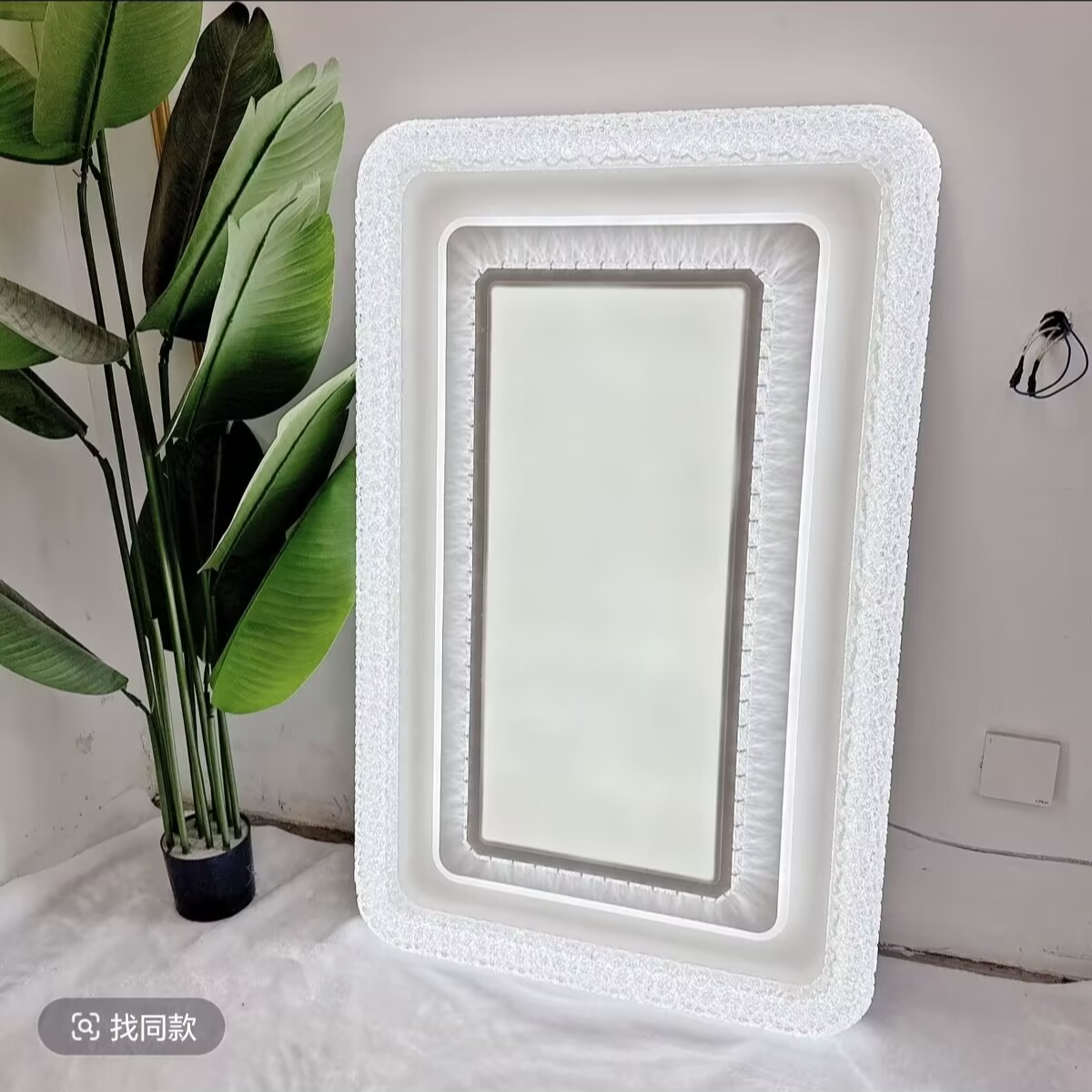 高端客厅灯led吸顶灯26年中山灯具简约现代高档智能语音水晶灯具