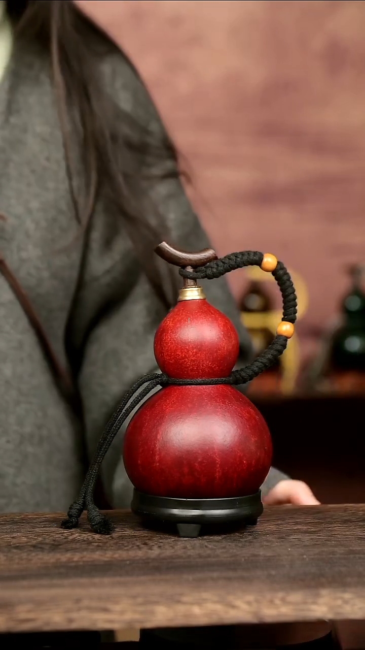 641号中药煮色  大漆葫芦水壶/酒壶 一物一拍