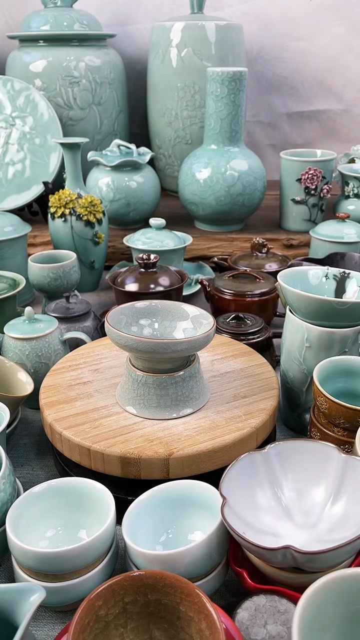 【闪购商品】特价 微瑕 慧仙青瓷