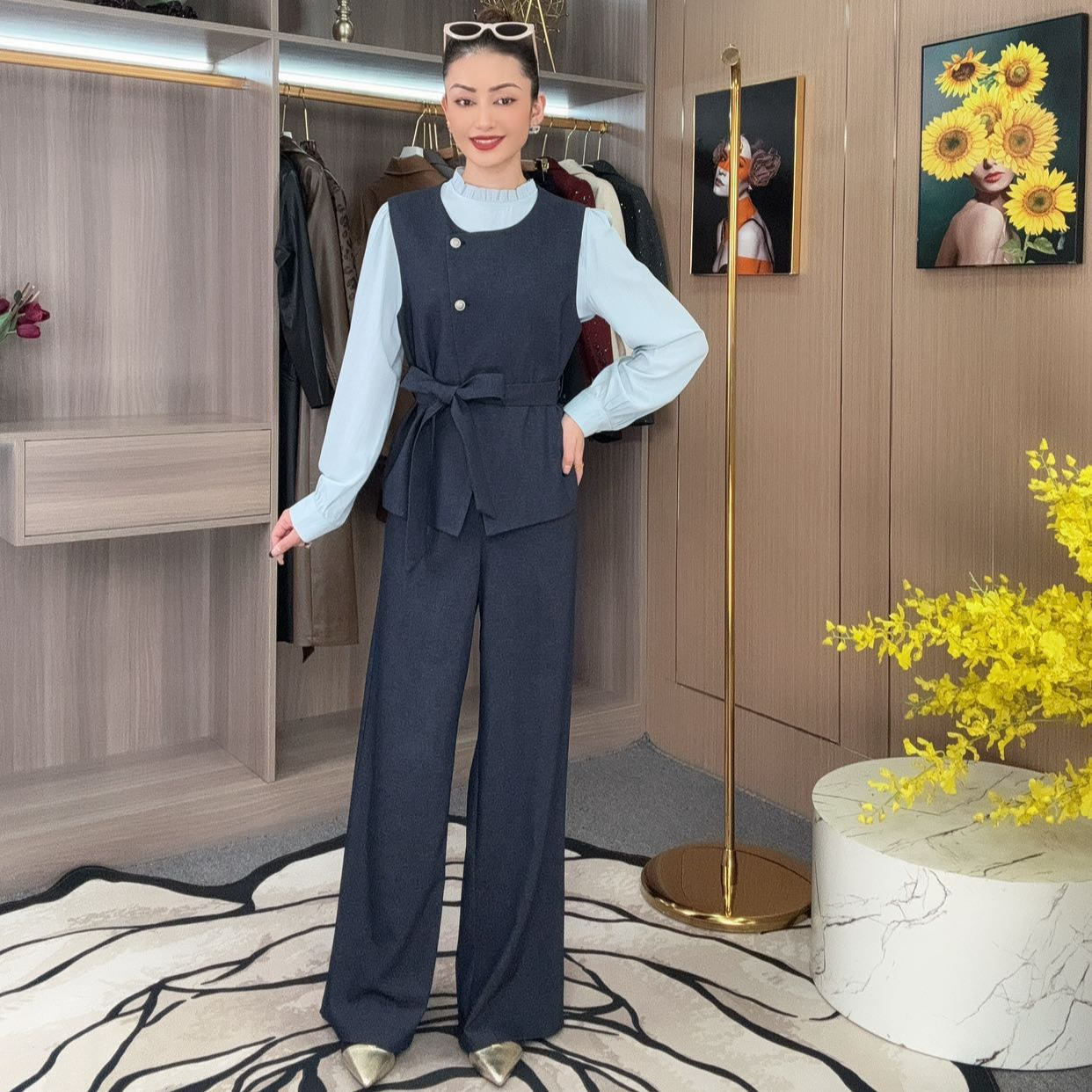 休闲洋气春秋气质显瘦5210款三件套装