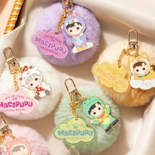 （代拆）HACIPUPU动物贴贴系列盲盒挂件潮流周边玩具