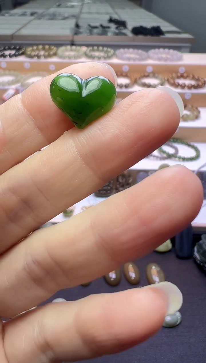 颈饰未镶嵌和田玉245号链接有包容