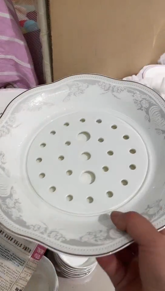 骨瓷饺子盘隆达骨瓷