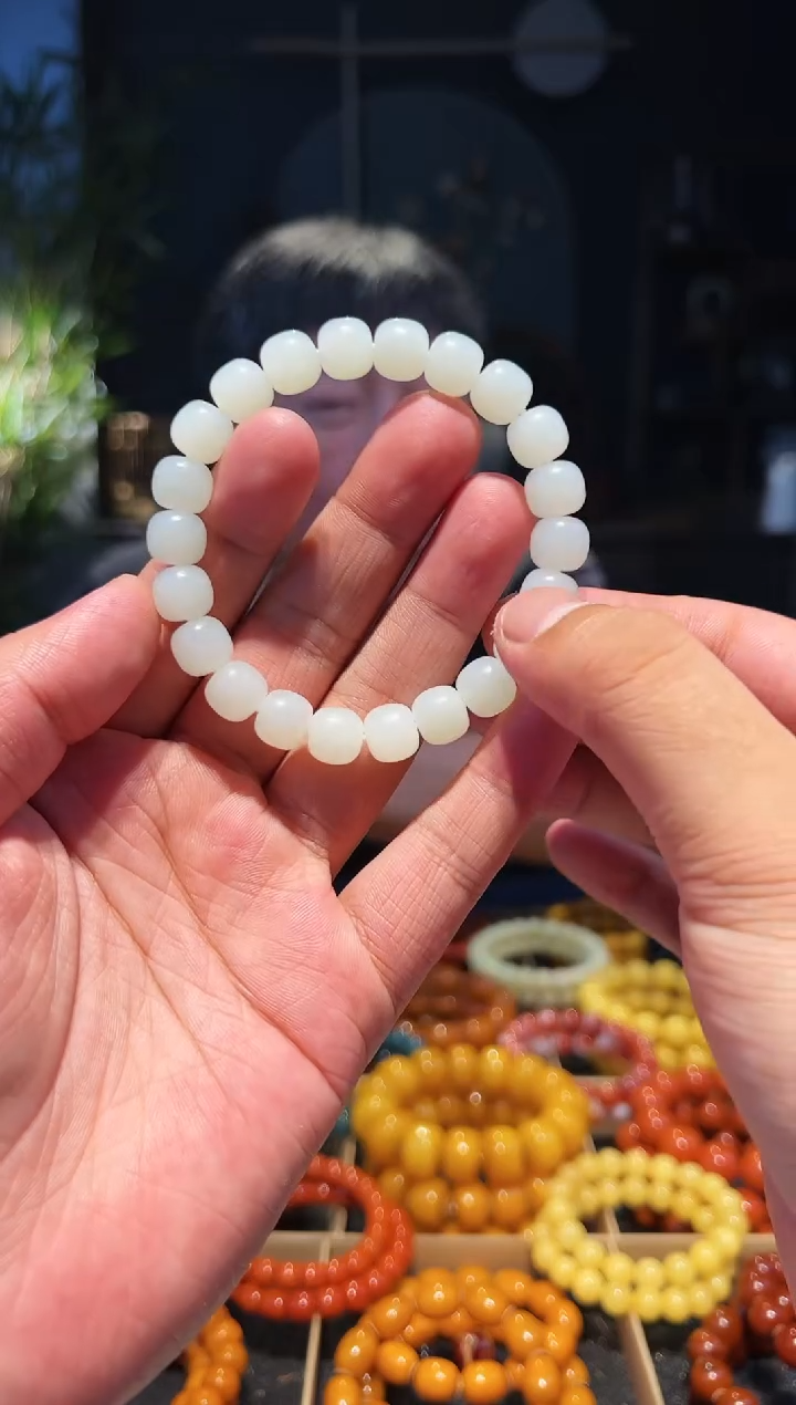 手串未镶嵌和田玉10+老型