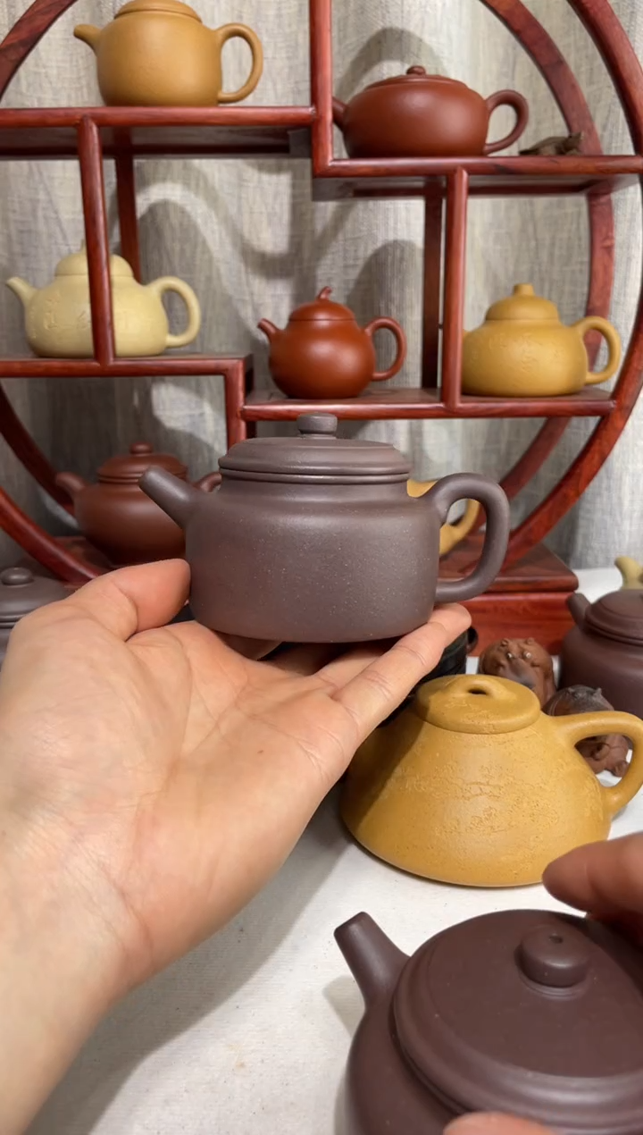 【闪购商品】紫砂茶壶台西底板紫泥大亨德钟