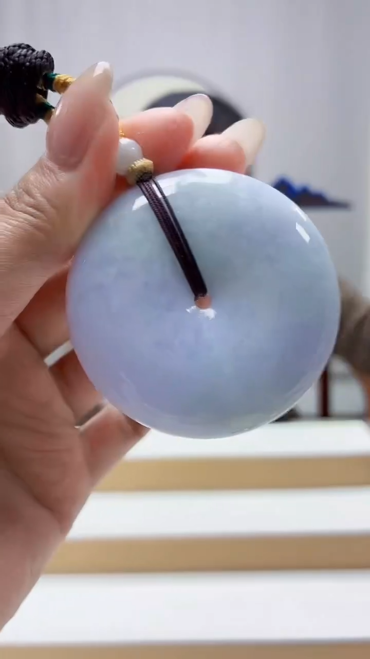 未镶嵌定制翡翠4852MM-毛货挂件52