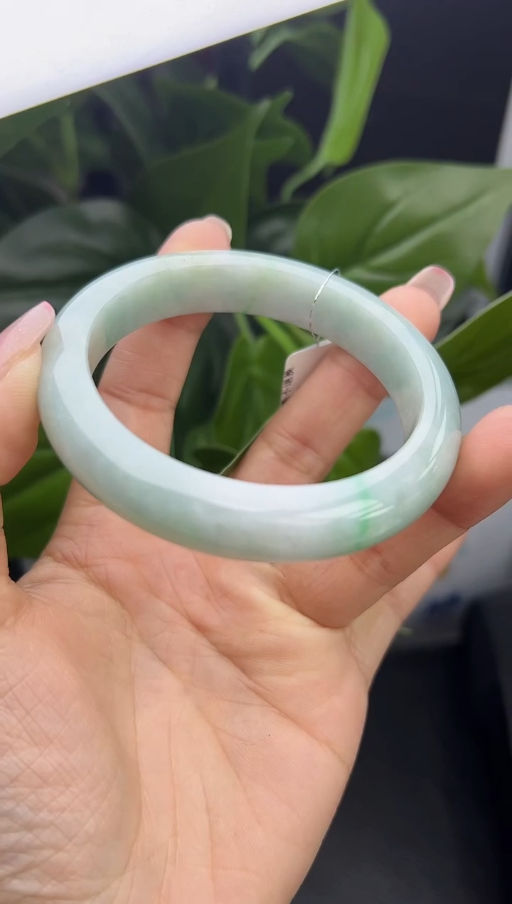 【闪购商品】翡翠手镯未镶嵌K644-8 手镯 53-54圈