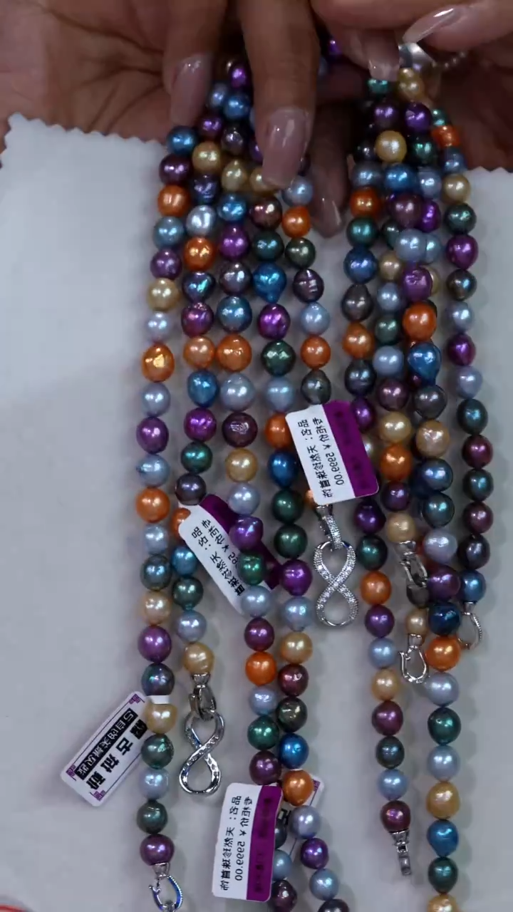 未镶嵌淡水珍珠项链179多样性发货 发其一