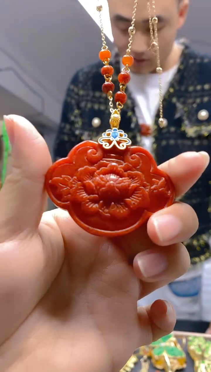 【闪购商品】翡翠耳饰合金201翡翠锁骨链