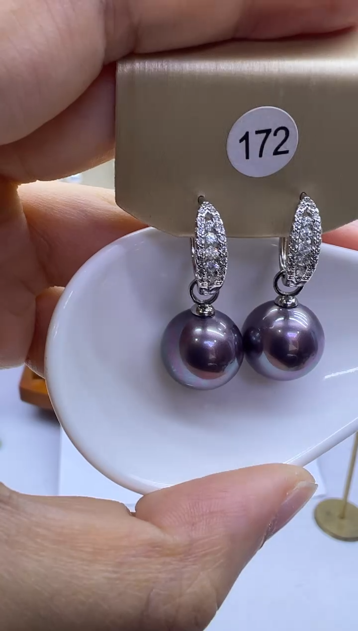 未镶嵌耳饰淡水珍珠172