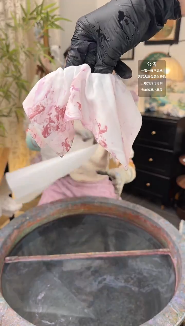 56 粉紫色 方巾发圈