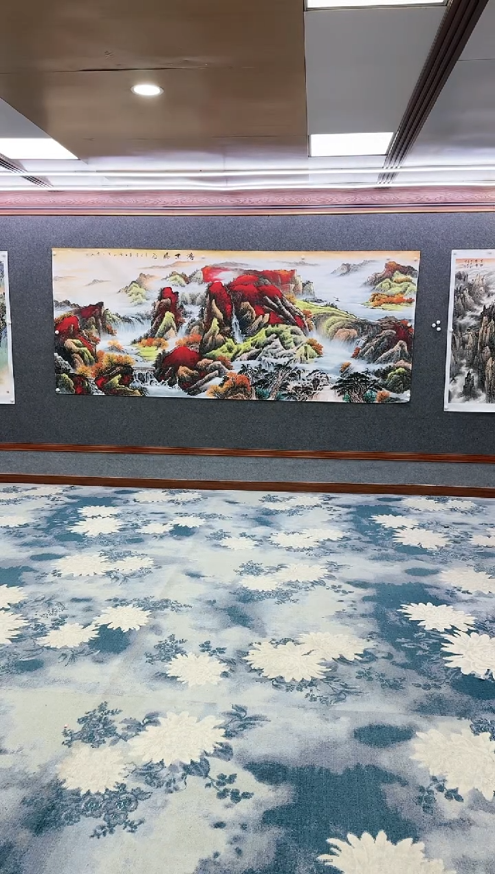 【闪购商品】绘画z刘雪红-山水国画-大丈二