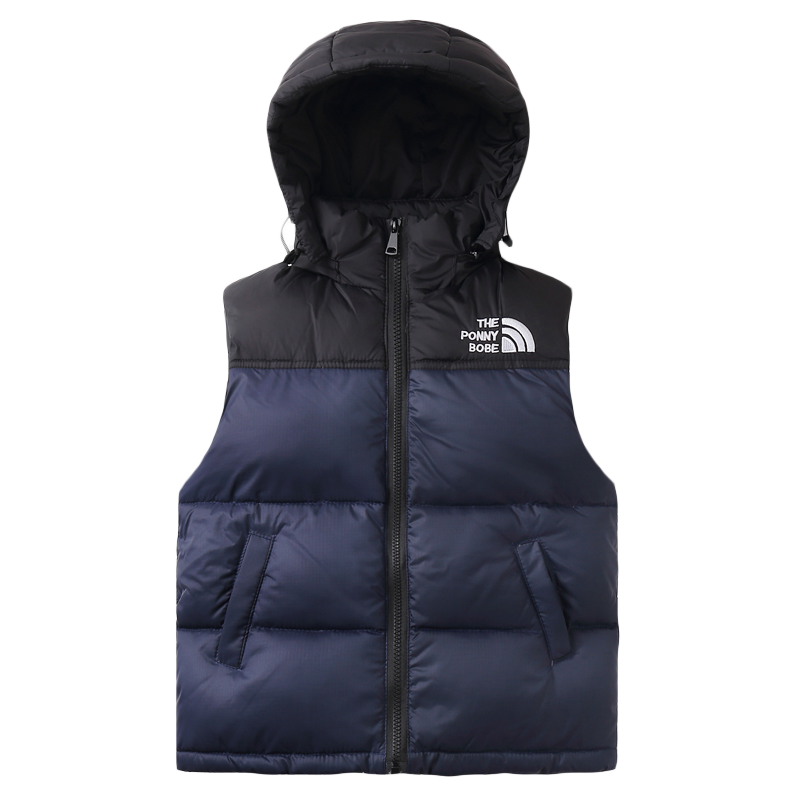 FAVMARTHA宝宝坎肩外穿儿童羽绒马甲男童大童羽绒背心中大童女童