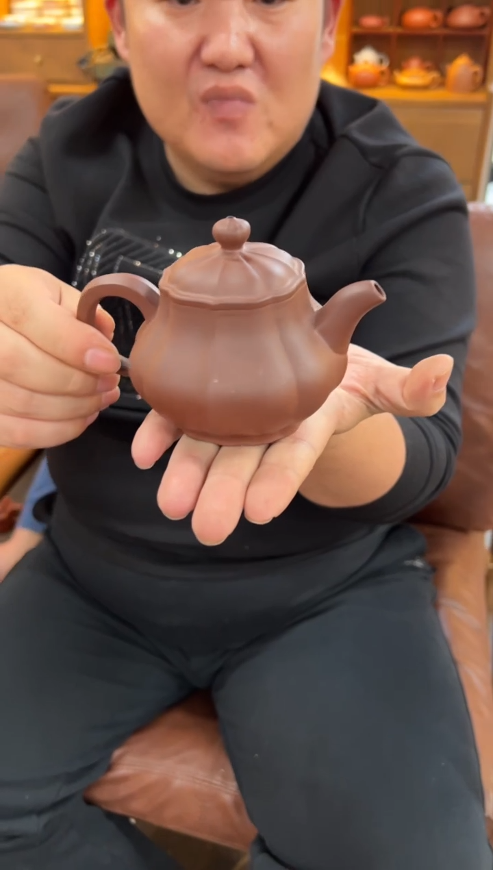 【闪购商品】紫砂茶壶【头哥手工壶】筋纹潘壶