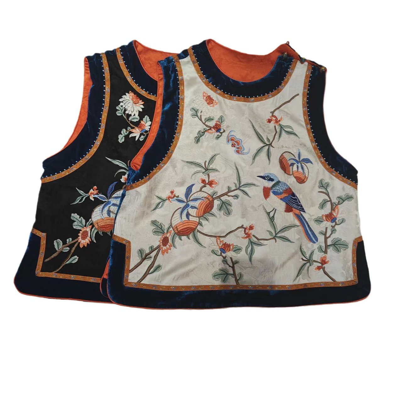 8082-1#新中式冬季百搭新款高奢工人同款无袖马甲上衣