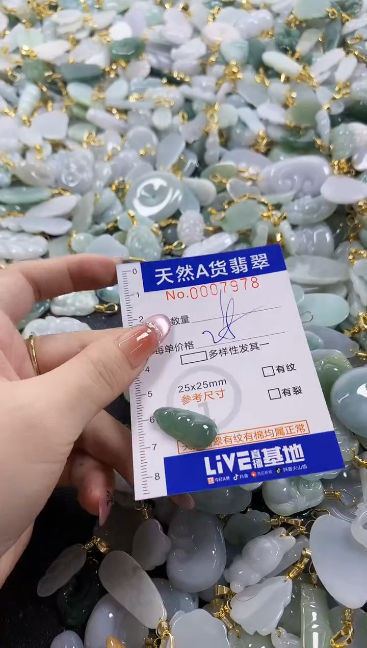 颈饰未镶嵌翡翠天然A货翡翠