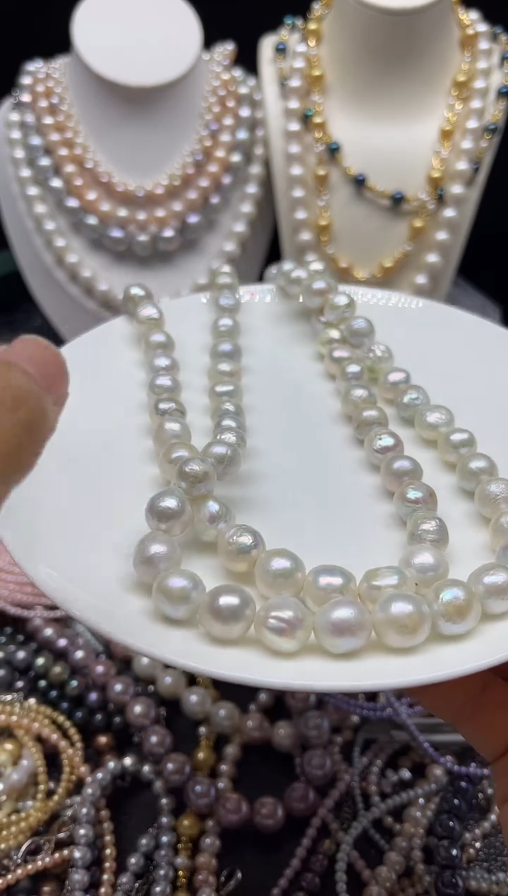 淡水珍珠未镶嵌颈饰多人