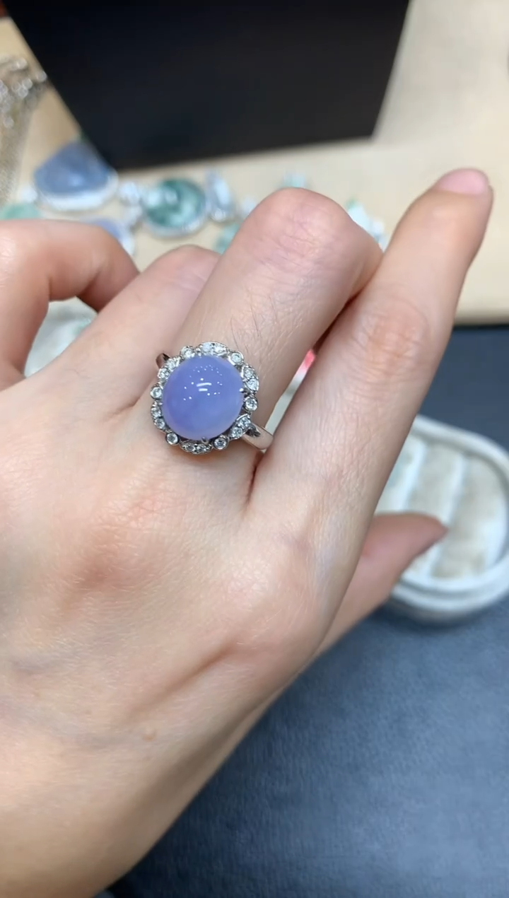 【闪购商品】翡翠戒指18K金镶嵌【无服务费