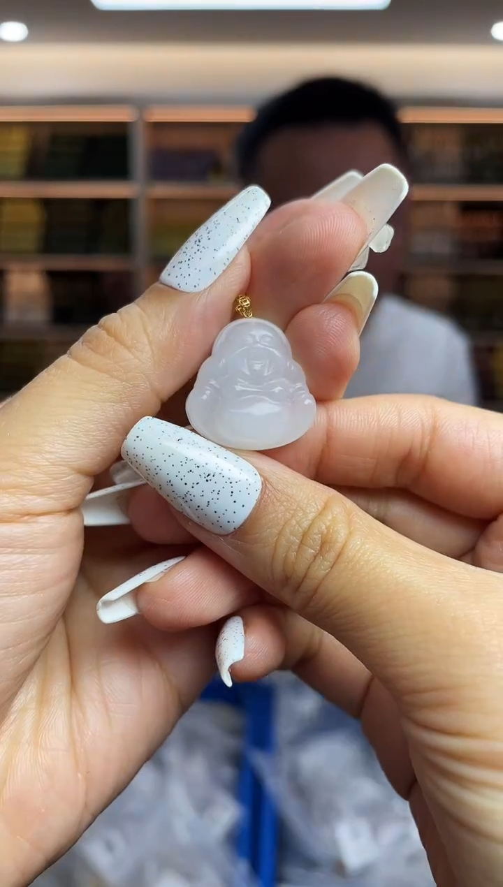 【闪购商品】和田玉·18K金镶嵌多样性发一件