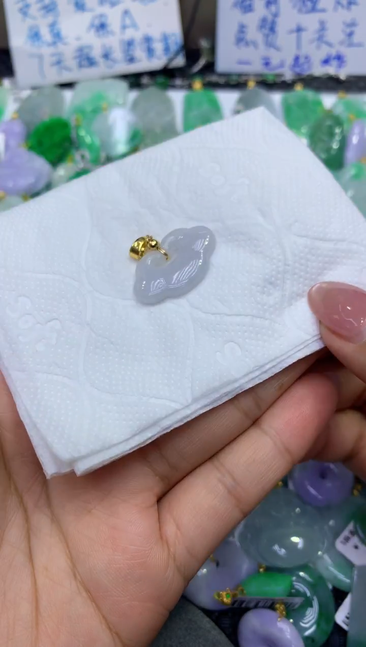 颈饰未镶嵌翡翠天然缅甸A货翡翠