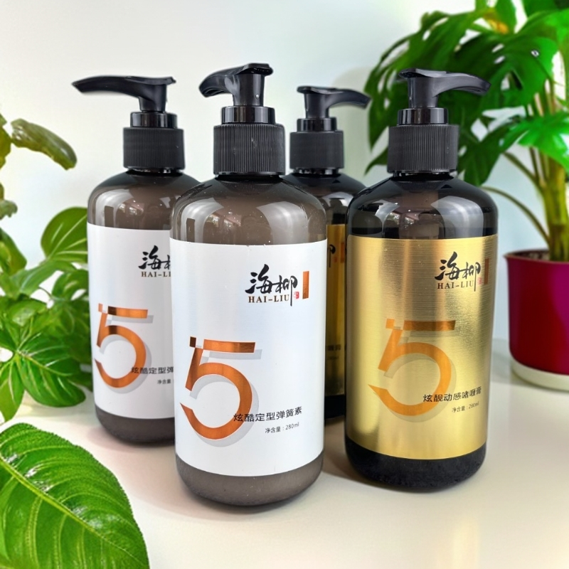 海柳弹簧素啫喱水卷发造型护卷保湿适合理发店用批发产品弹力素