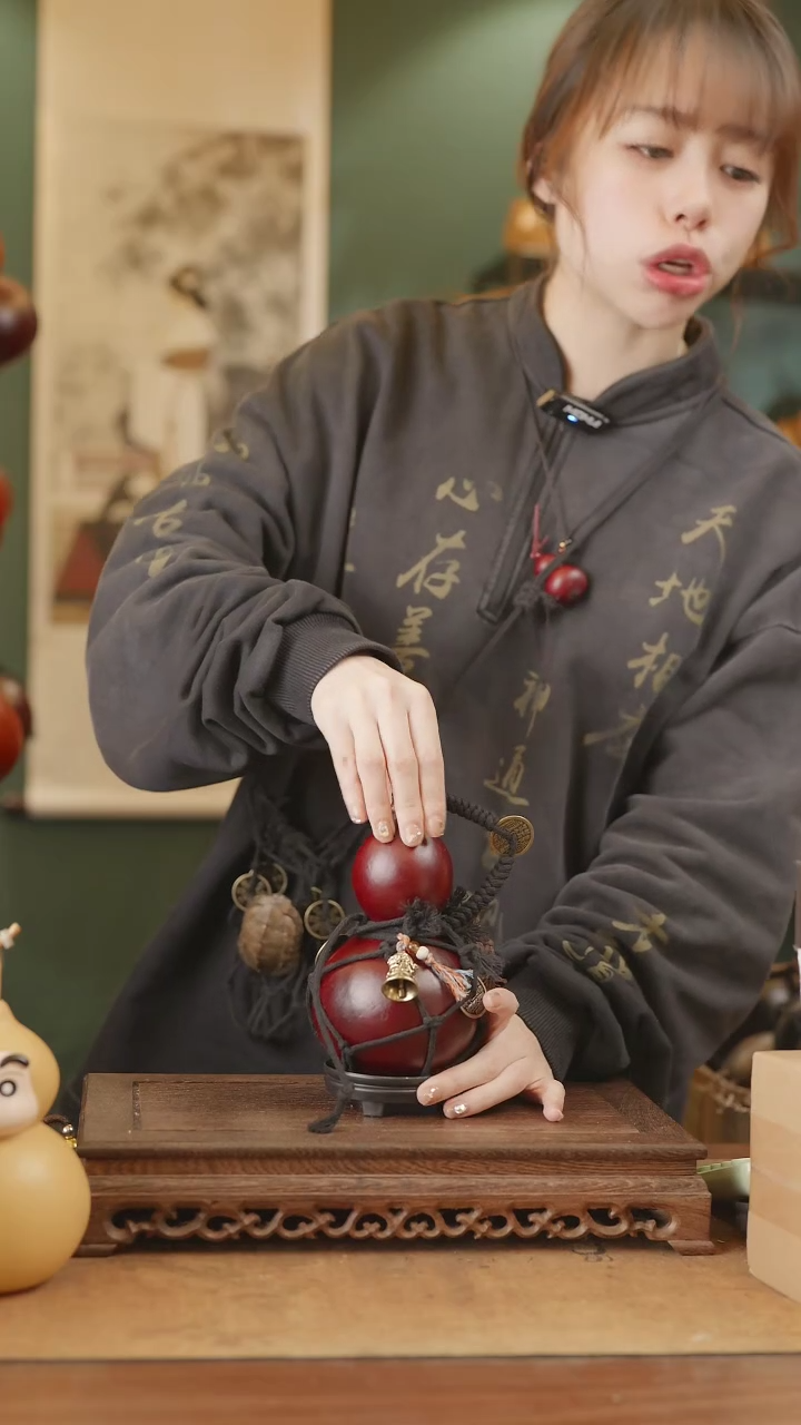 【闪购商品】67号精品天然大漆工艺防渗内胆酒葫芦~