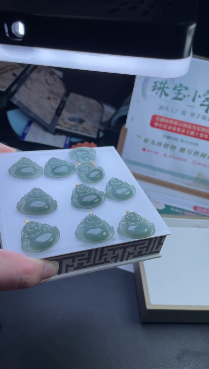 【闪购商品】翡翠颈饰18K金镶嵌多样性发货一件H7