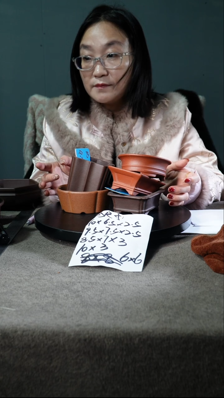  宜兴紫砂花盆小盆