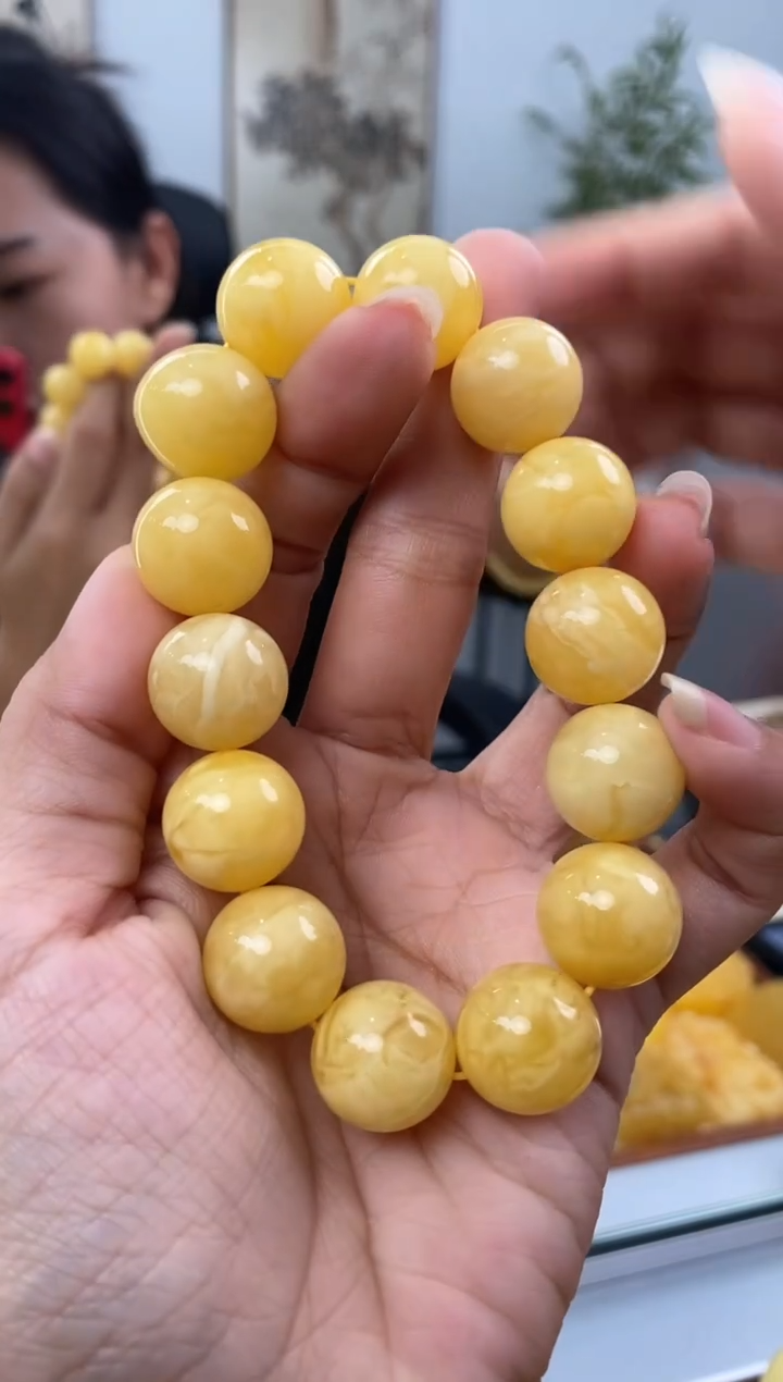 【闪购商品】琥珀裸石未镶嵌天然琥珀蜜蜡手串