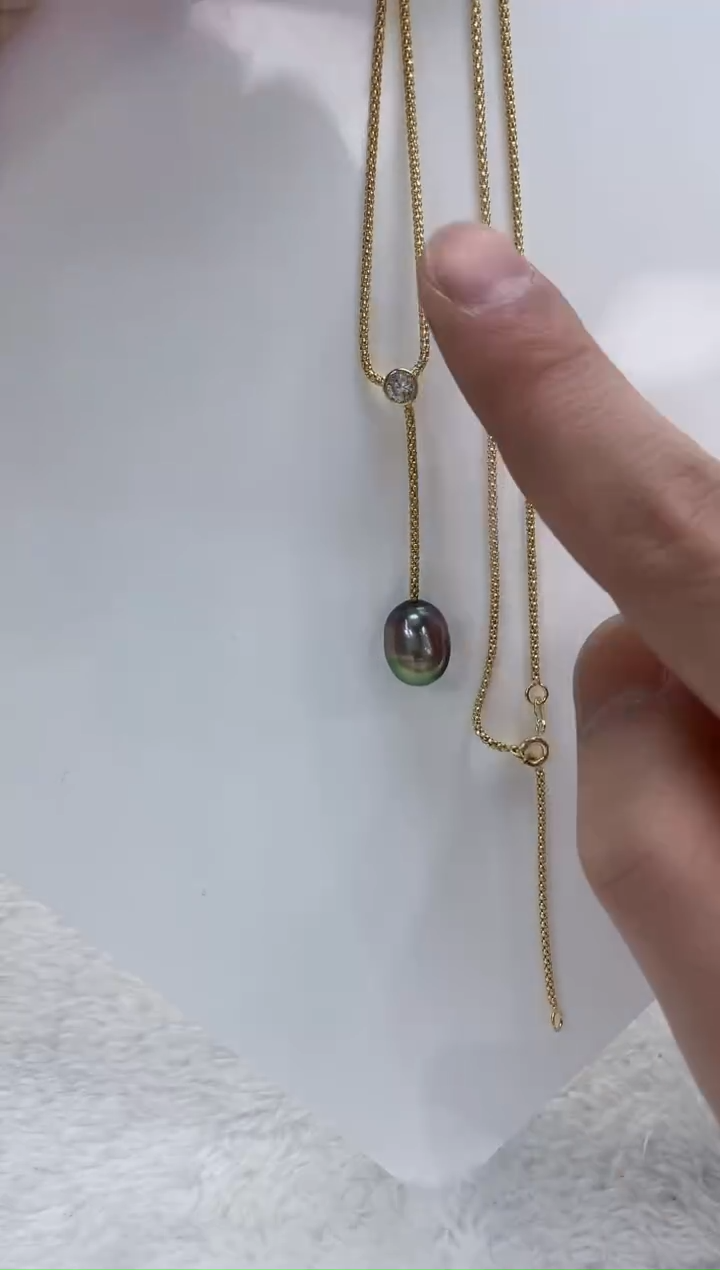 【闪购商品】海水珍珠颈饰银S925镶嵌海水珍珠项链