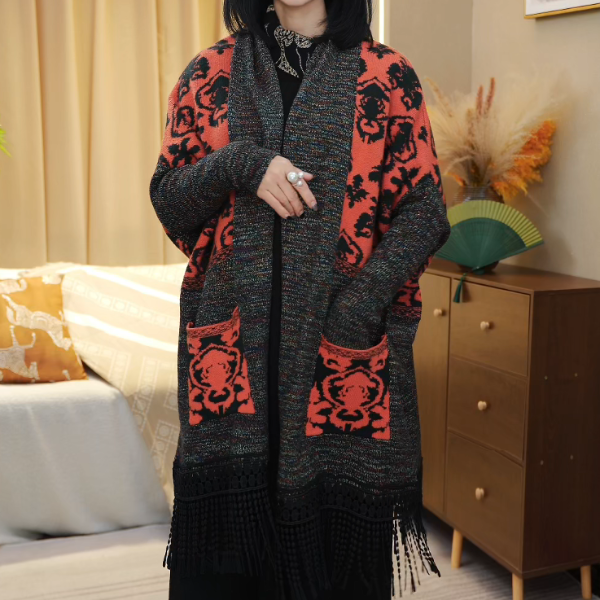 【羊毛/设计款】2024年冬新款时尚百搭宽松套装羊毛连衣裙G1543