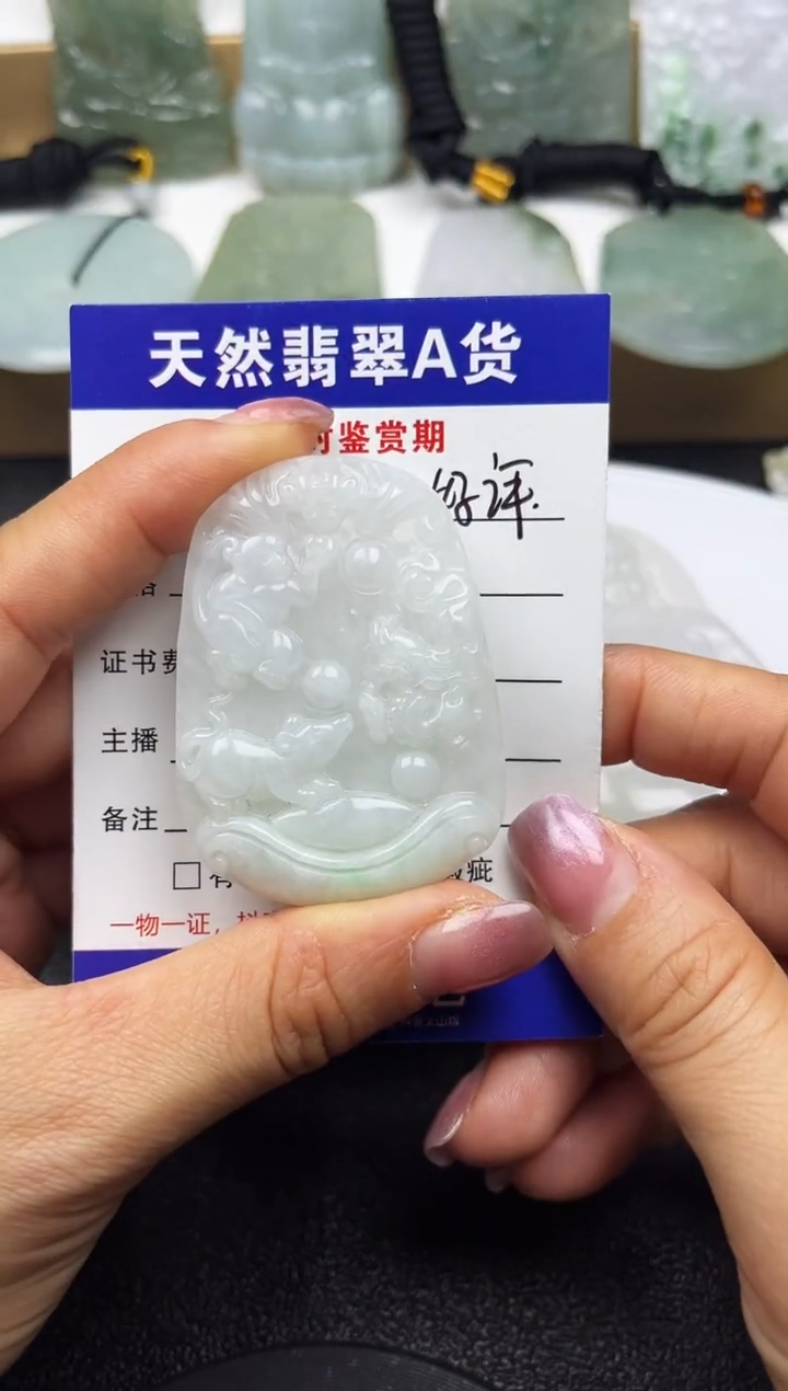 颈饰未镶嵌翡翠              