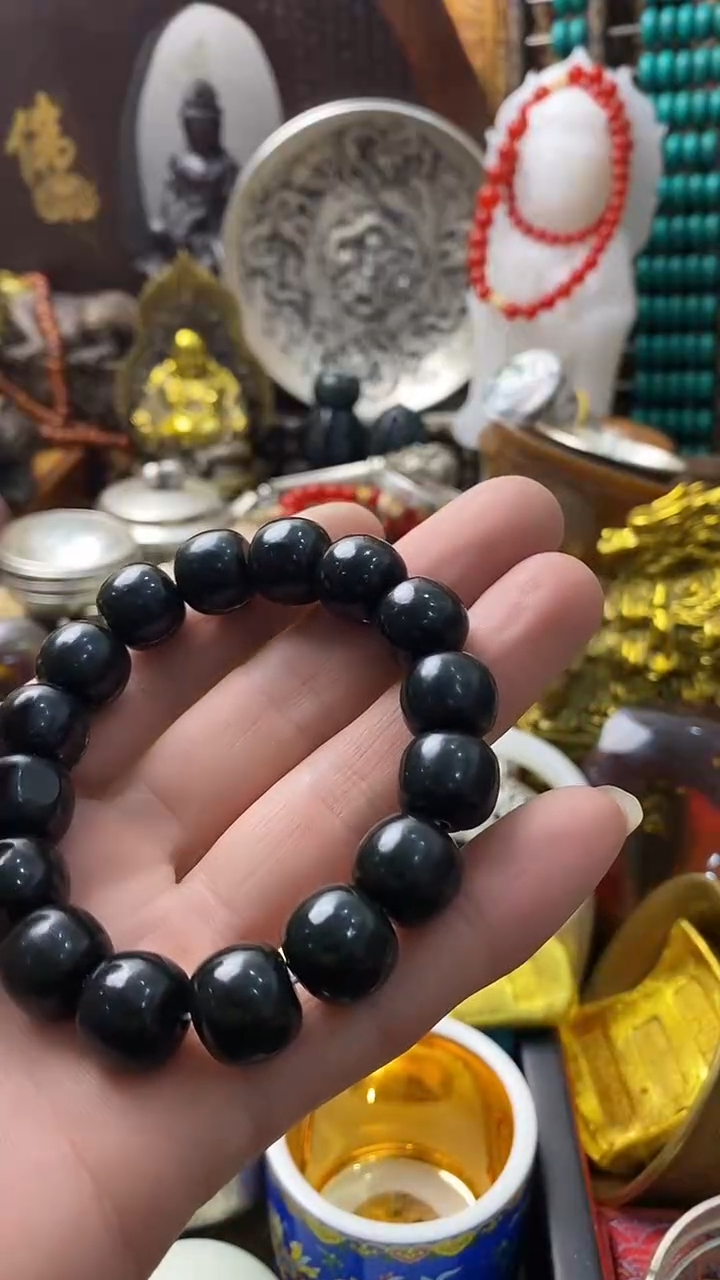 未镶嵌手链和田玉（青玉）-------主播推荐--------