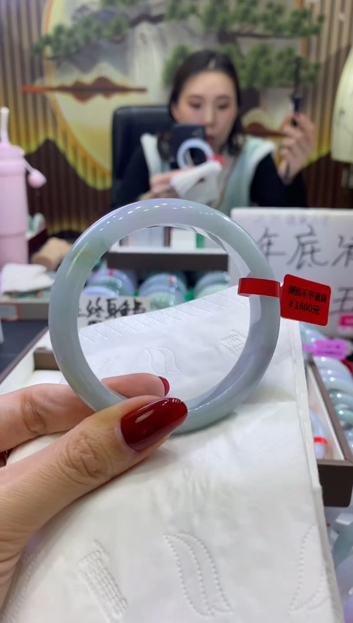 未镶嵌手镯翡翠0003810