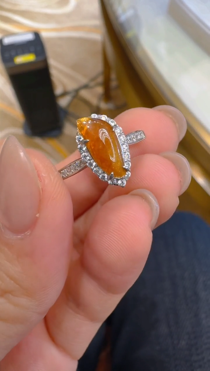 银S925镶嵌戒指翡翠多样性团购发一件