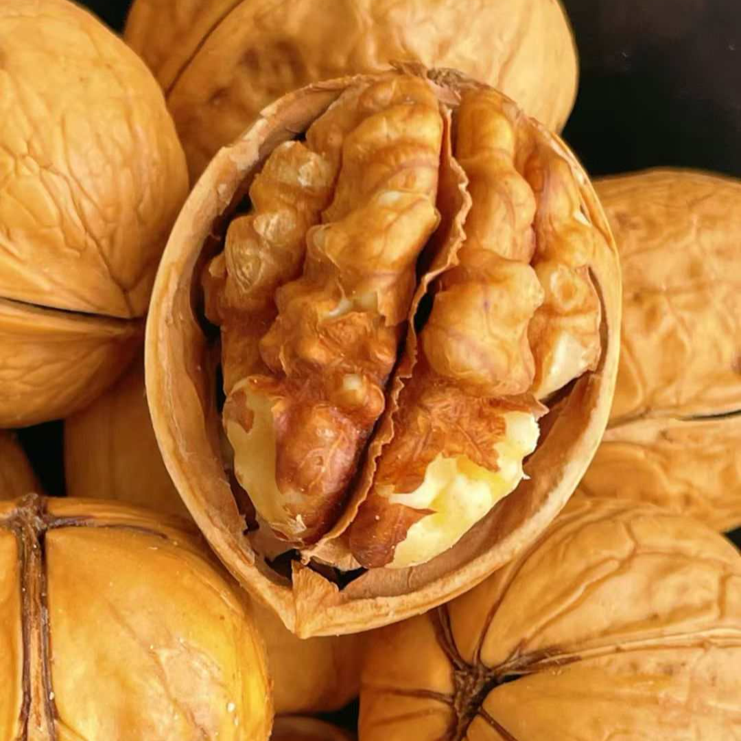 新疆纸皮核桃手捏即开薄皮饱满营养【顺丰包邮】