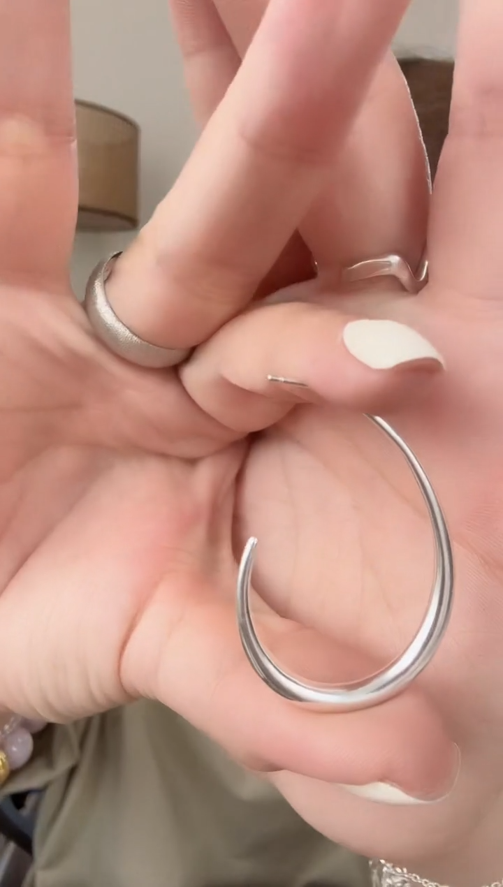 925银无本场925银饰孤品一年就一次弯钩