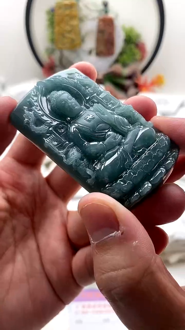 颈饰未镶嵌翡翠阿弥陀佛
