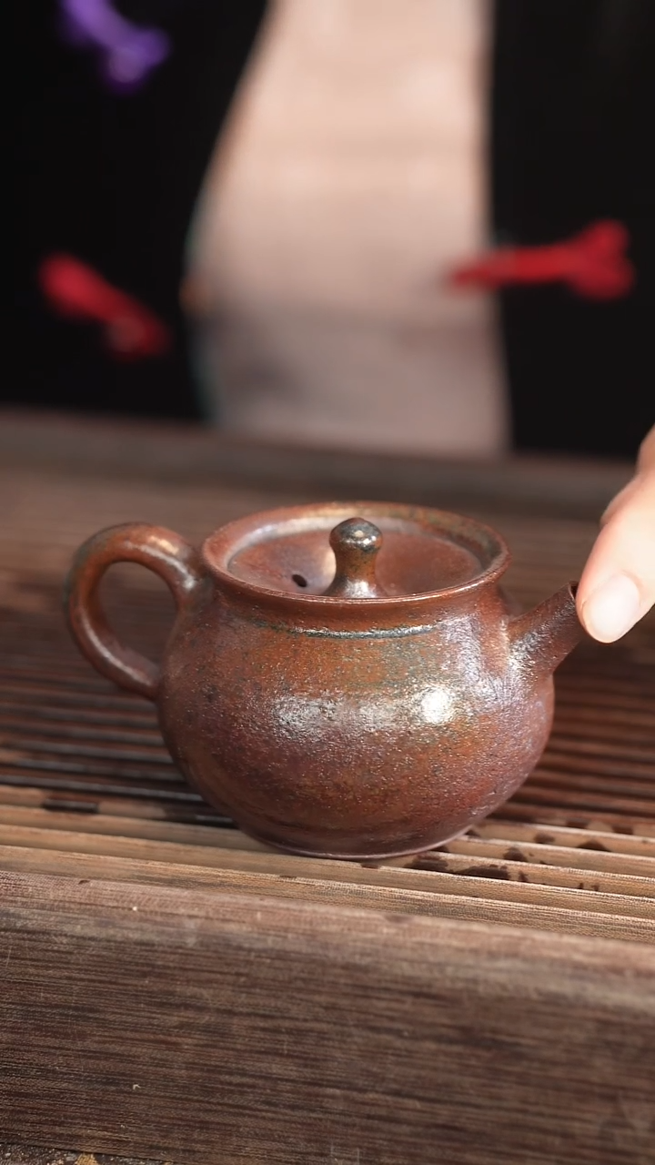 茶壶紫砂原矿手工制作150cc