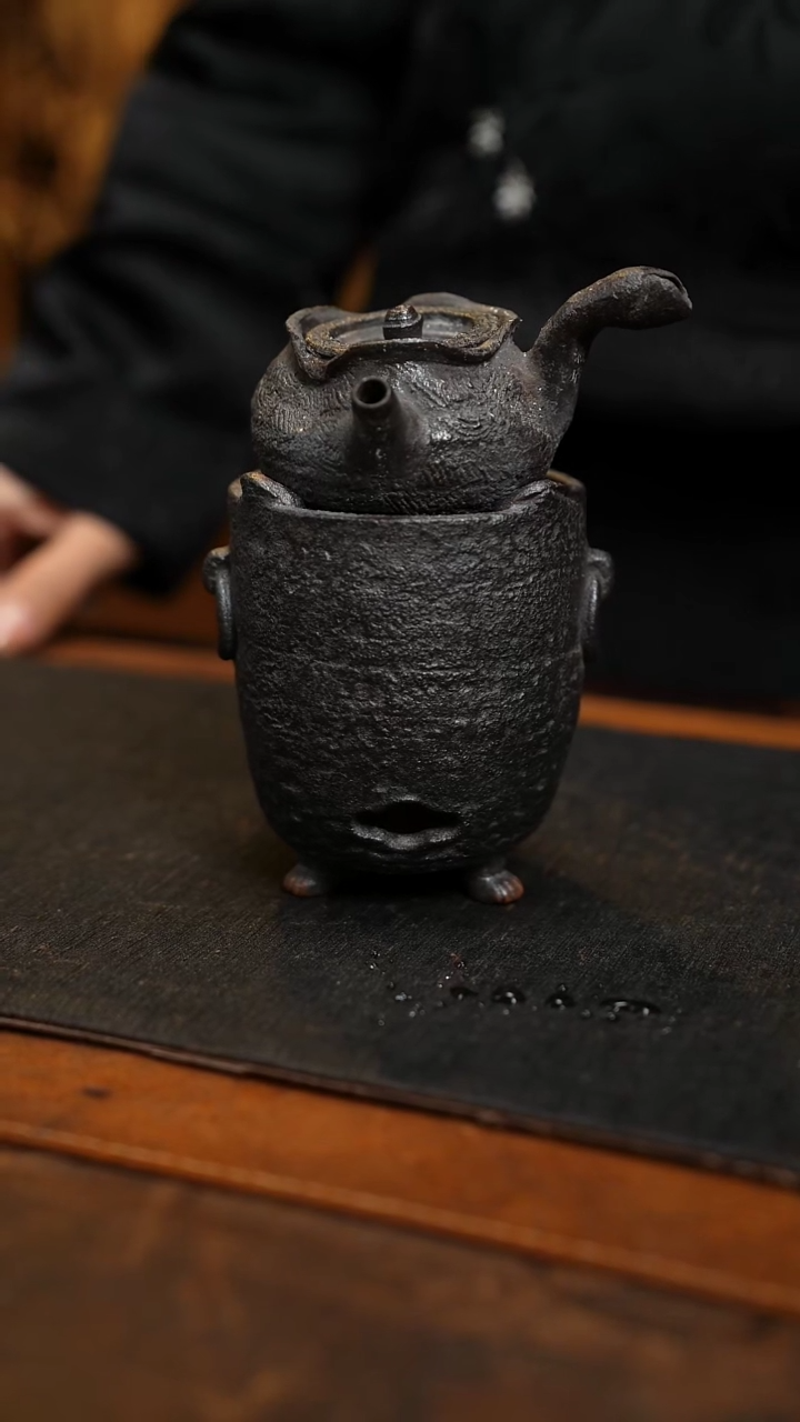 【闪购商品】浟庐手作迷你紫砂炭炉...y.