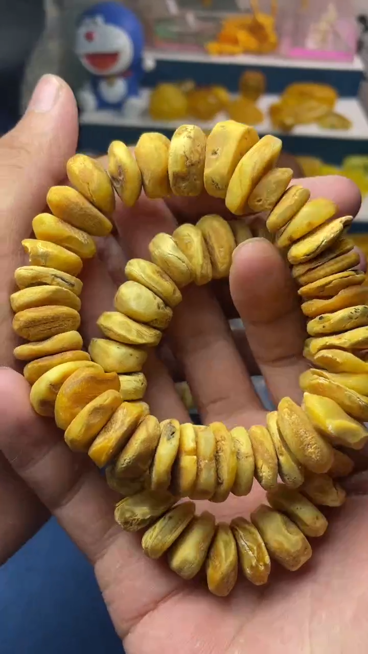 未镶嵌琥珀珠宝奇石手串