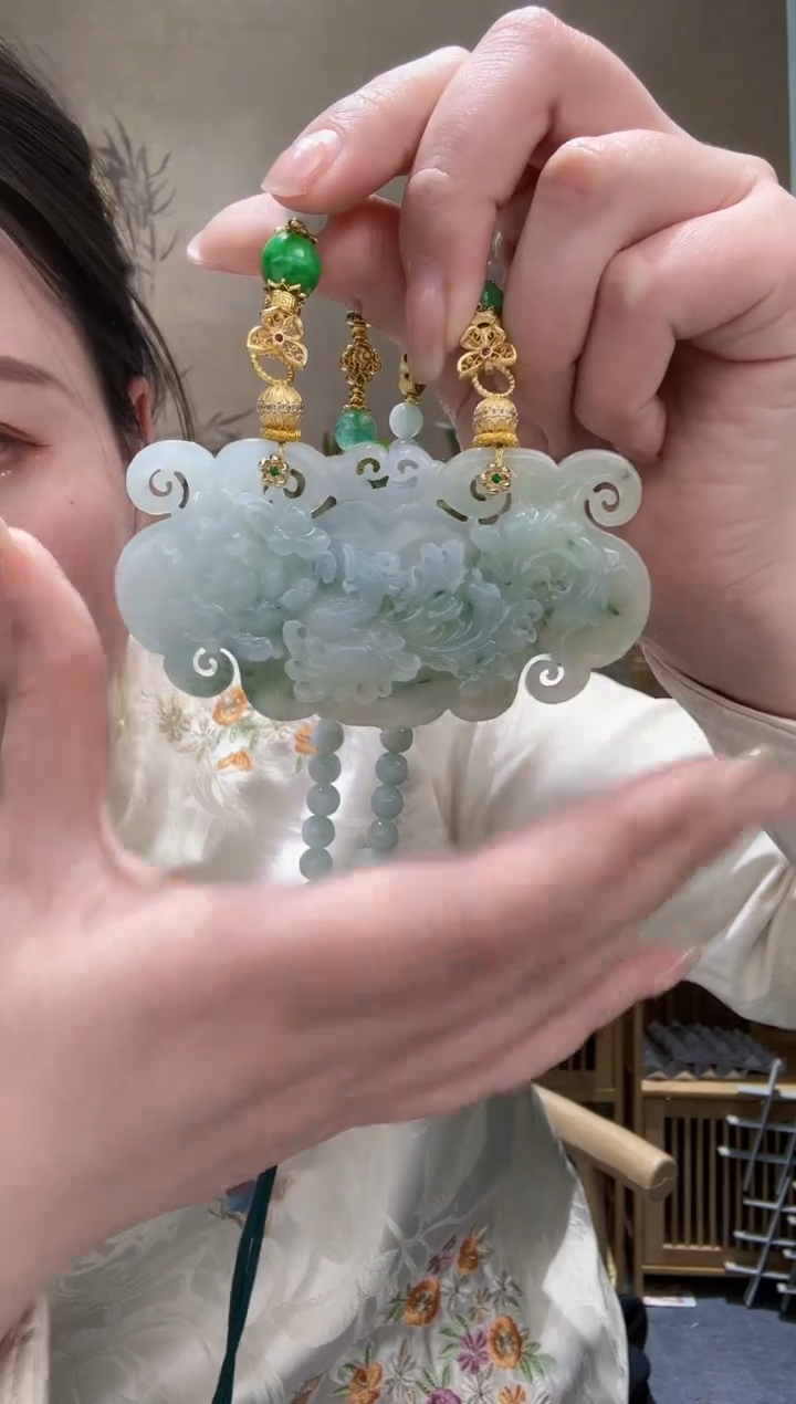 【闪购商品】翡翠耳饰未镶嵌吊坠