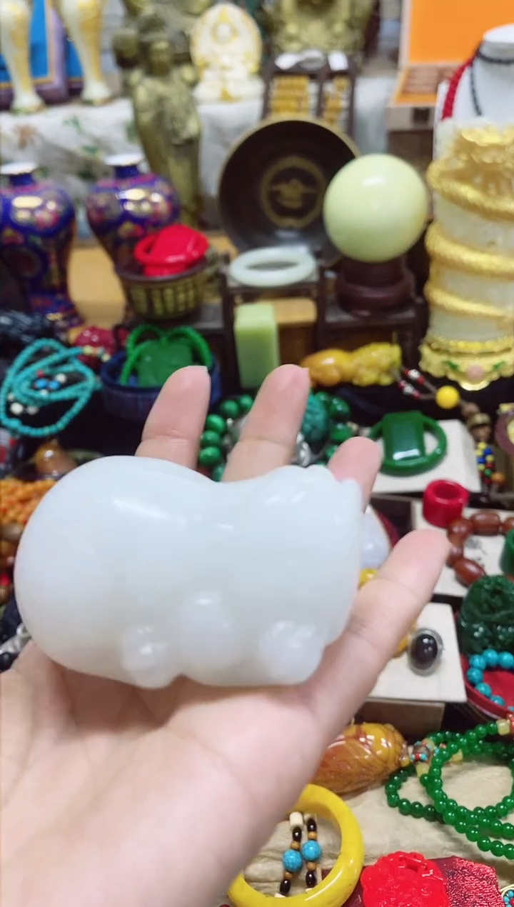 【闪购商品】和田玉（白玉）摆件未镶嵌主播推荐主播推荐