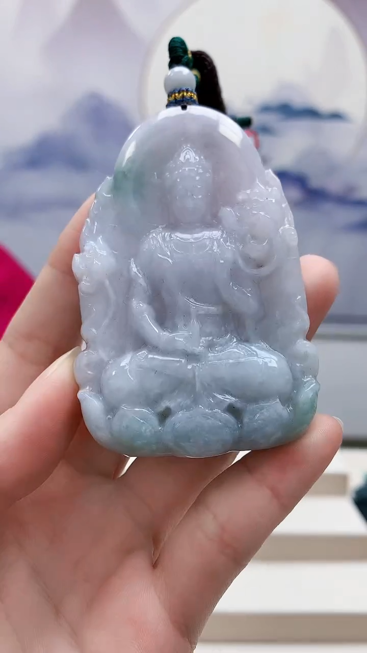 未镶嵌定制翡翠4812ry-毛货挂件94