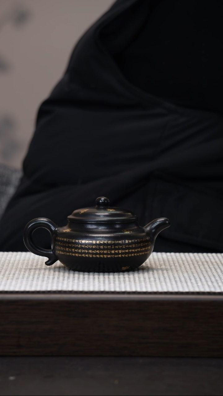 【闪购商品】紫砂茶壶紫砂壶 扁腹壶  捂灰烧制