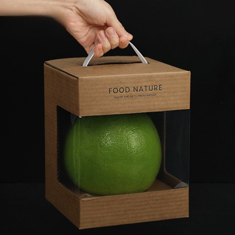 【礼盒装】一粒泰国翡翠柚子2斤以上开窗柚子礼盒手工拍照摆件