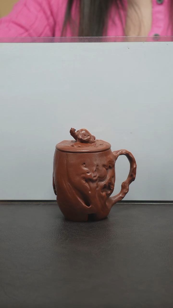 【闪购商品】紫砂茶壶朱泥大红袍紫砂盖杯