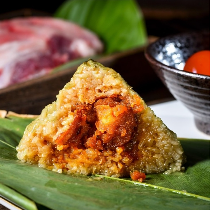 海南定安黑猪肉粽/山兰米蛋肉粽/虾米蛋肉棕速食新鲜顺丰包邮到家