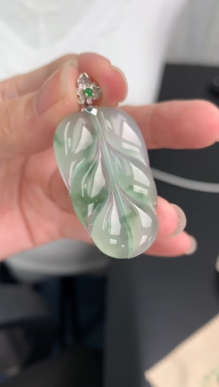 【闪购商品】定制翡翠18K金镶嵌模式推广期24小时鉴赏期